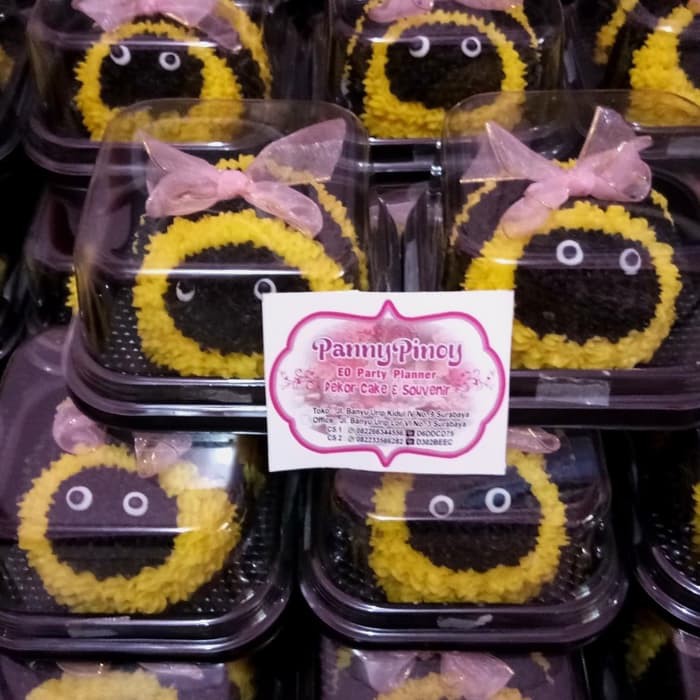 

Tart Mini 3D Custom Lebah Lucu dan Syantik