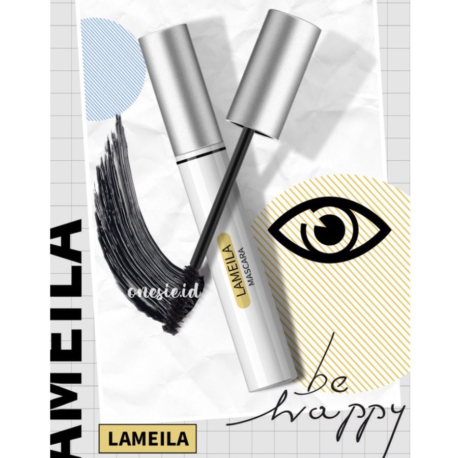 LAMEILA Maskara Be Happy Slender Long Lasting Lash Curling Mascara Waterproof LA098