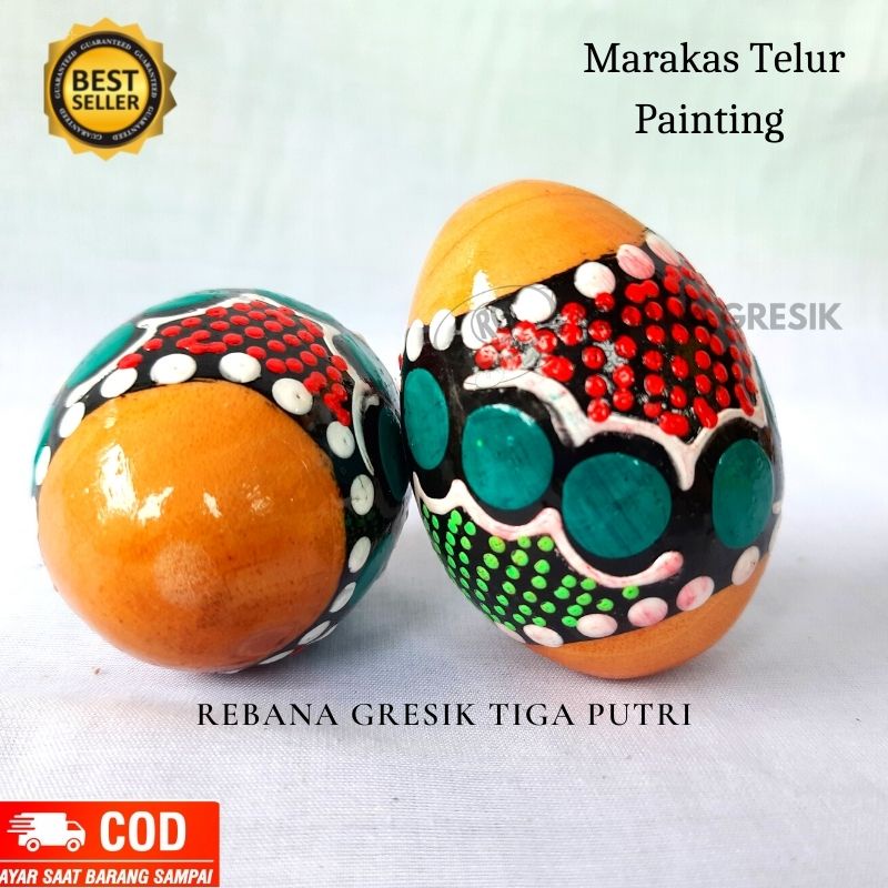 marakas telur alat musik marakas