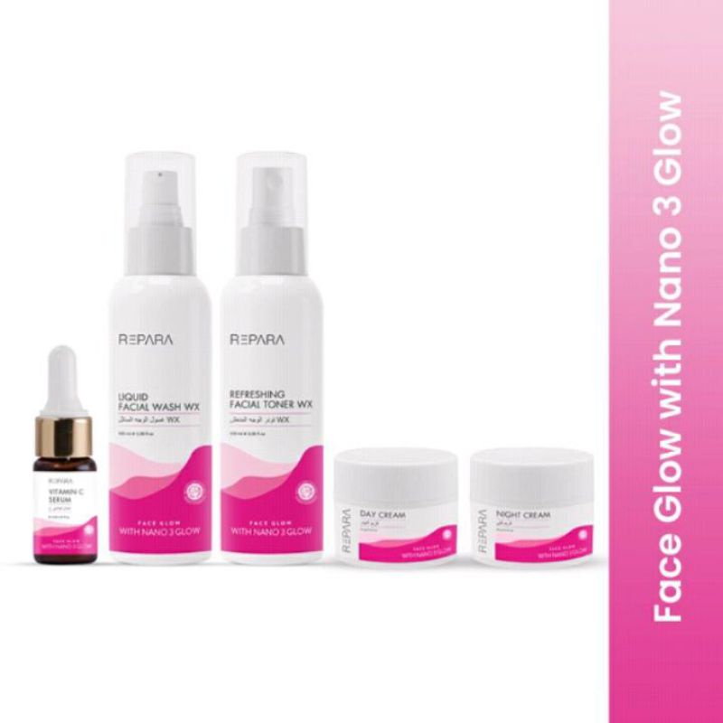 Skin Care Repara Paket Face Glow with Nano 3Glow