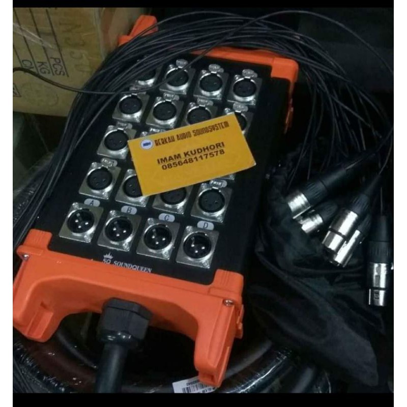 kabel snake 16 channel 50 meter soundqueen