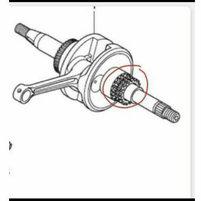 Gigi Sentrik , Gear Kruk As, Sprocket Timing Vario Beat ORI Original-3