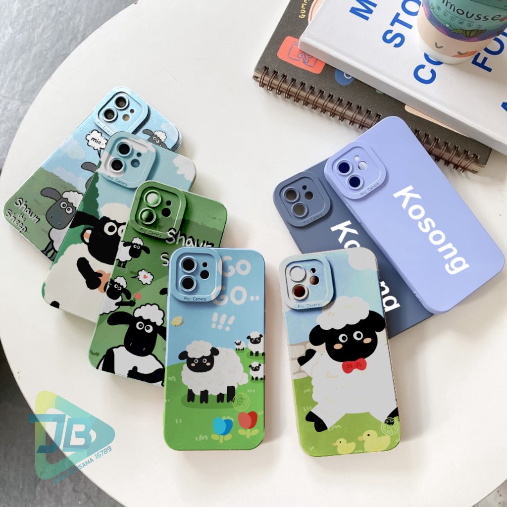 SOFTCASE PROCAMERA CUSTOM SHAUN THE SHEEP OPPO VIVO SAMSUNG REALME XIAOMI IPHONE INFINIX FOR ALL TYPE JB5778