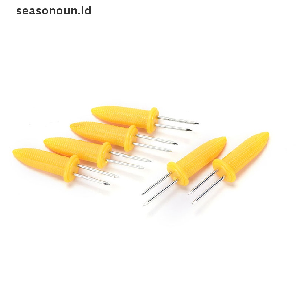 6 Pcs Garpu Tusuk Sate Jagung Untuk BBQ