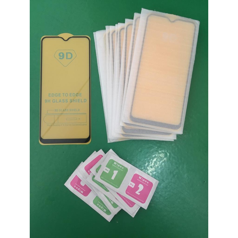 OPPO A15 A16 Tempered glass Full 9D anti gores kaca full Screen/layar