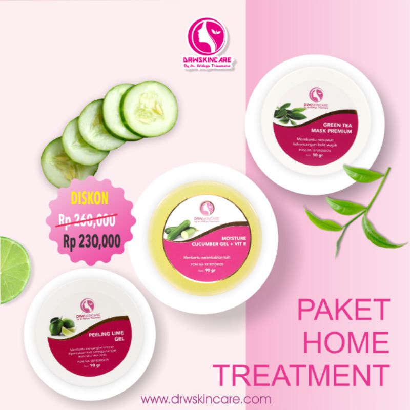 Paket facial ekspoliasi drw , home treatment drw