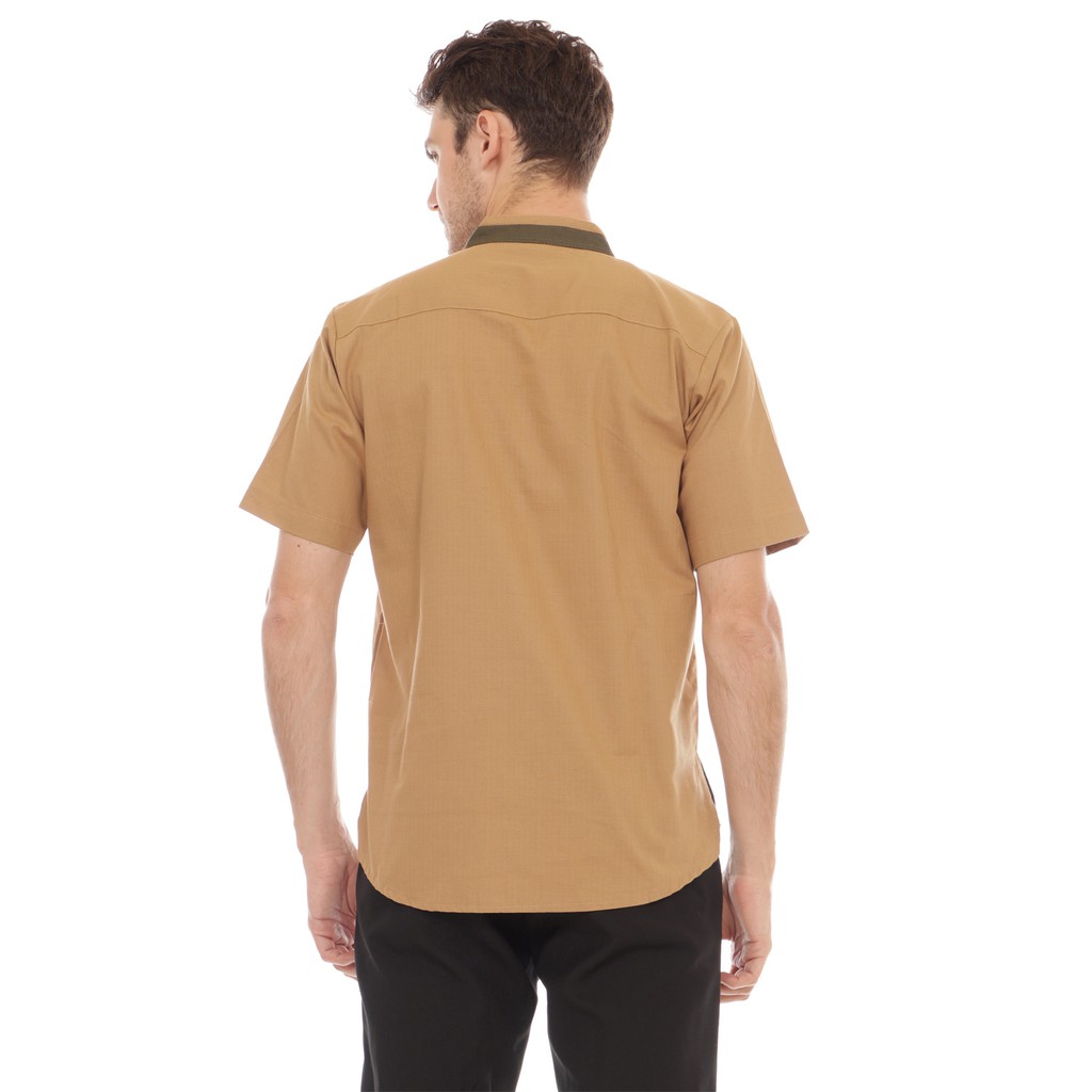 Baju Koko AMMAR Lengan Pendek Pria Terbaru Bahan Cotton Cigarette Polos