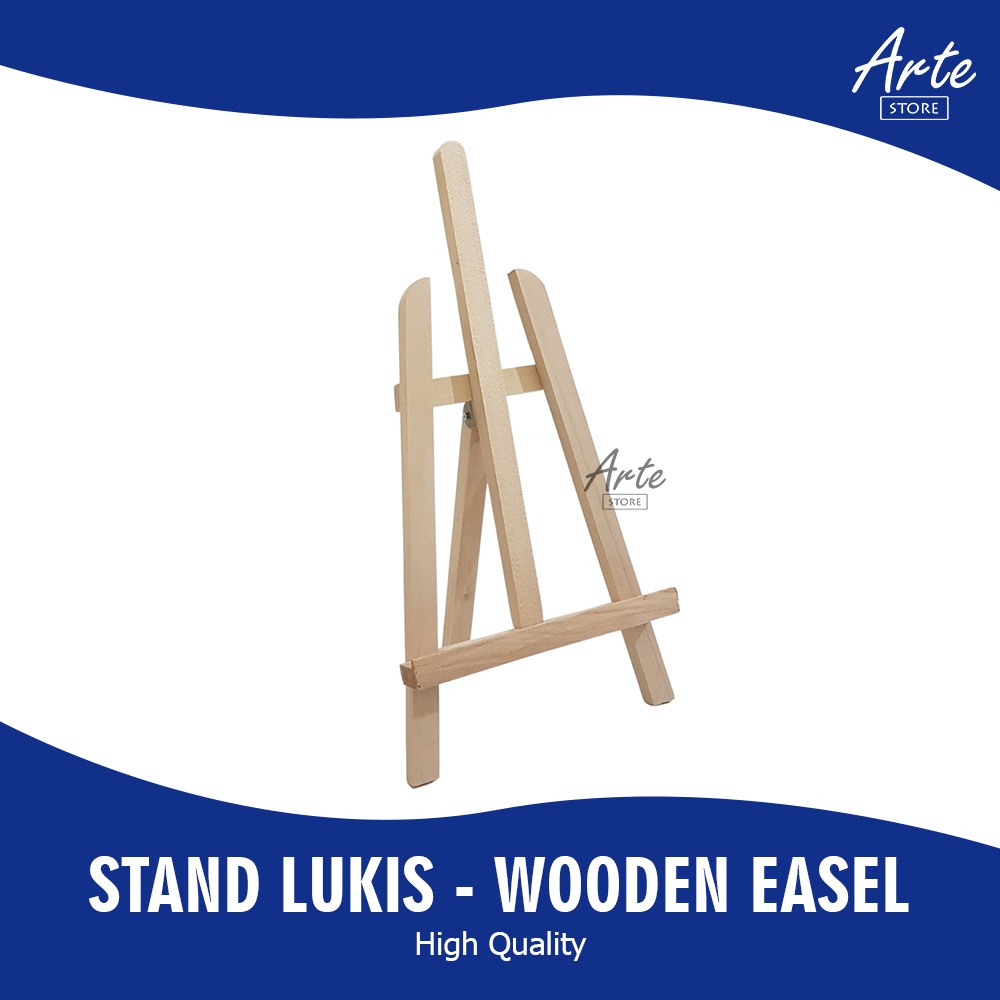 Stand Lukis Kayu Kecil - Mini Wooden Easel