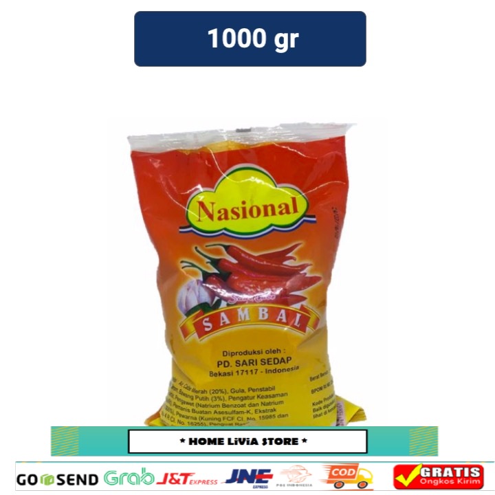 

Nasional Saus Sambel 1000 gr