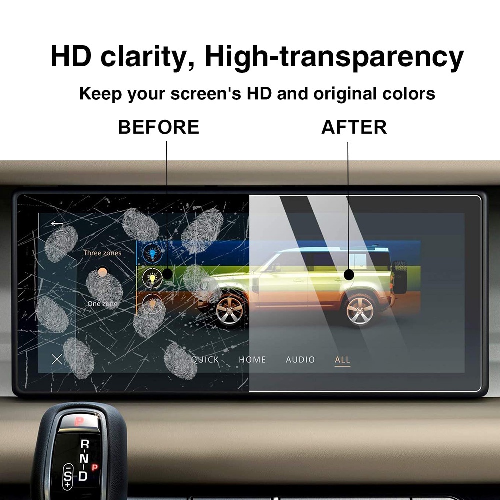 For 2020 2021 2022 Land Rover Defender 90 110 10-Inch GPS Navigation Touchscreen Protector Display Tempered Glass Film