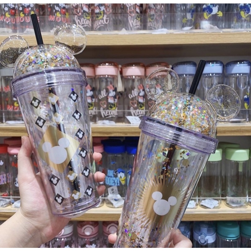 Jual Botol Minum Miniso Mickey Mouse Series Tumblr Disney Collection Double Layer Plastic Bottle 1506