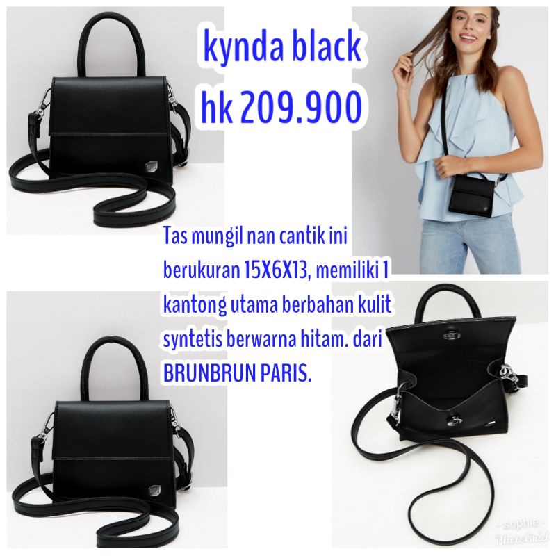 TAS KYNDA BLACK SOPHIE PARIS PROMO