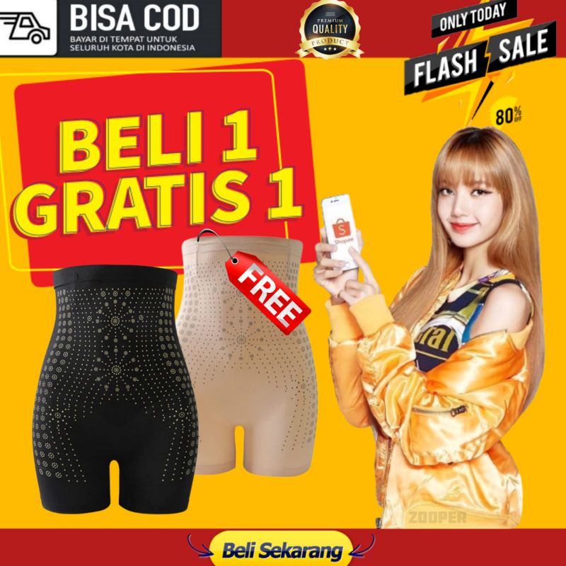 BUY 1 GET 1 KORSET CELANA PELANGSING BADAN STAGEN PENGECIL PERUT BUNCIT MUNAFIE CORSET BELT PEMBAKAR LEMAK OLAHRAGA WANITA