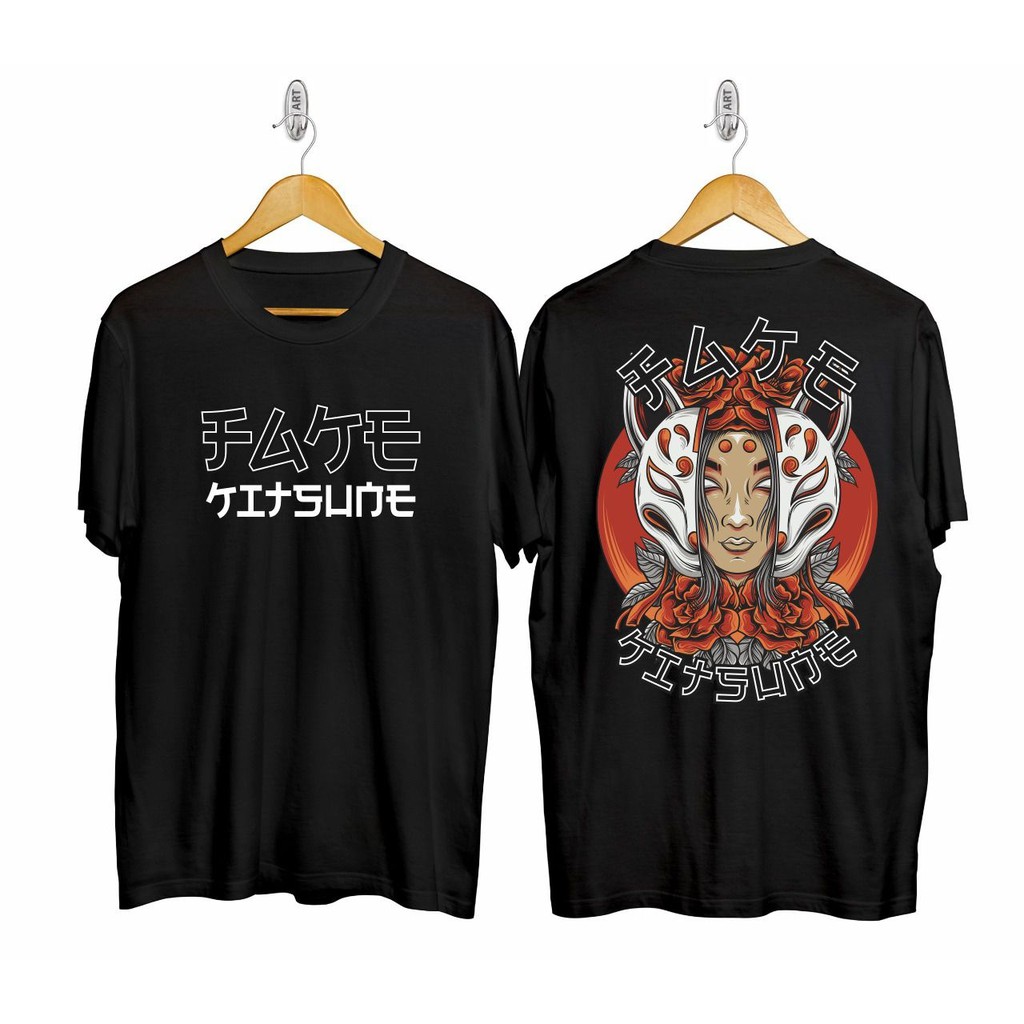 Kaos murah Kaos distro murah baju  distro pria t-shirt murah combed30s JEPANG KOTAK