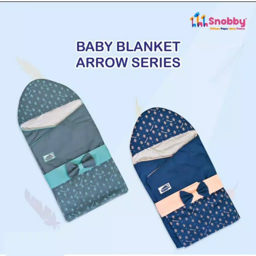 Snobby Baby Blanket Selimut Bayi Arrow Series Aplikasi Print -  TPB 5531