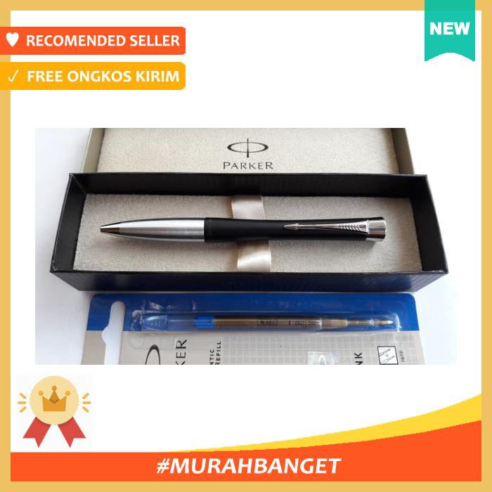 

Pulpen - Paket 1 Klik: 1 Pcs Parker Urban M.Black Ct Ballpoint+1 Pcs Refill Bp - Alat Tulis