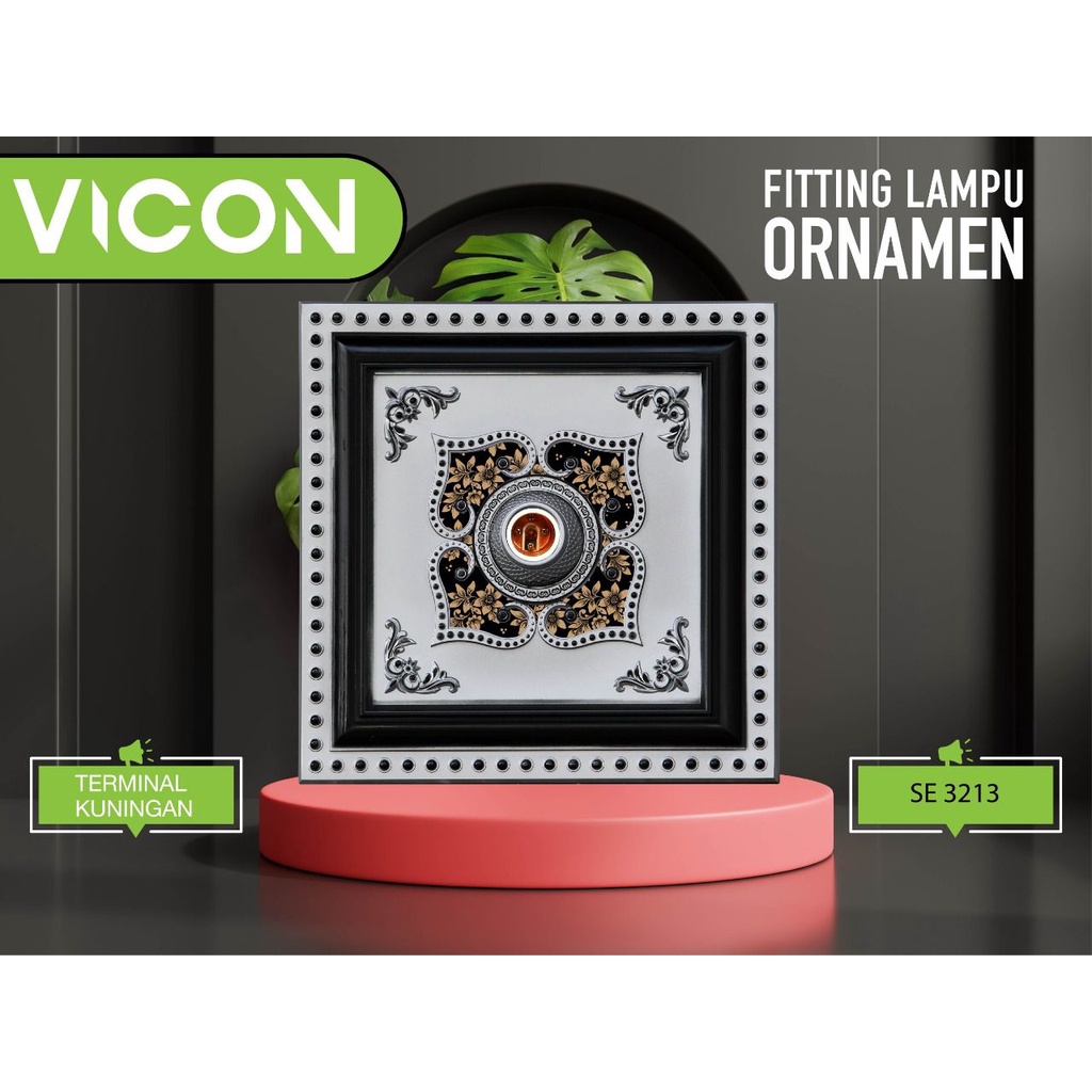 VICON Fitting Lampu Ornamen / Fitting Lampu Ornamen / Ornamen Lampu / Fitting Lampu Hias Ornamen /