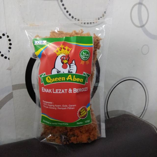 

Queen abon, abon ayam asli, dibuat dengan ayam segar dan rempah berkualitas, dijamin enak dan nagih.