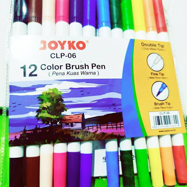 

Pena Kuas Warna /Color Brush Pen JOYKO CLP-06