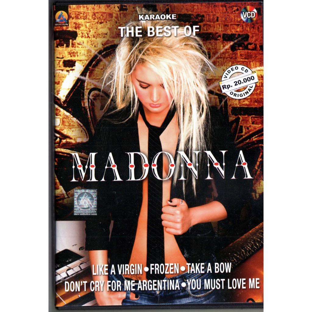 VCD KARAOKE THE BEST OF MADONNA