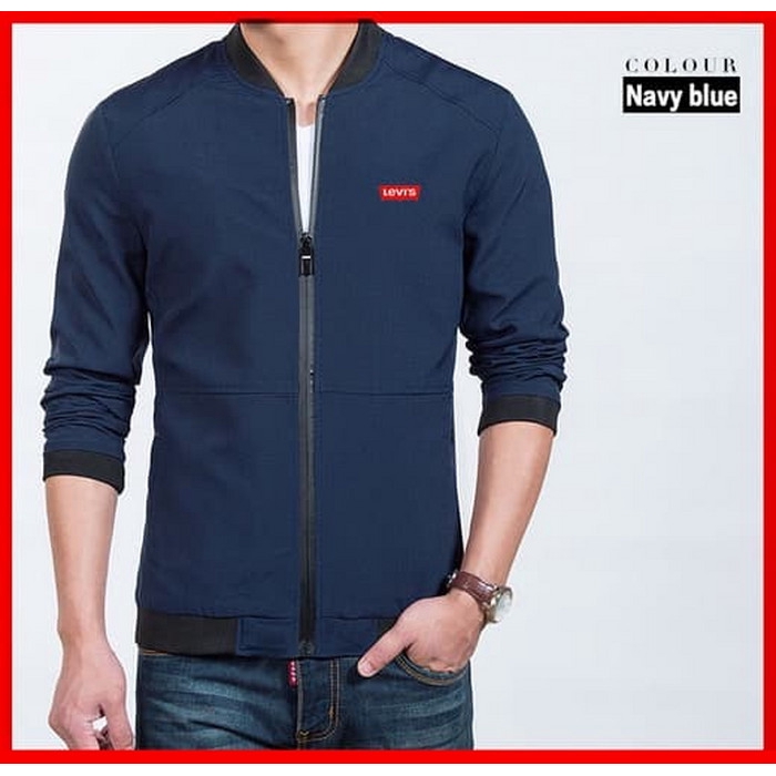 [Jaket Levys Navy CL] jaket pria navy