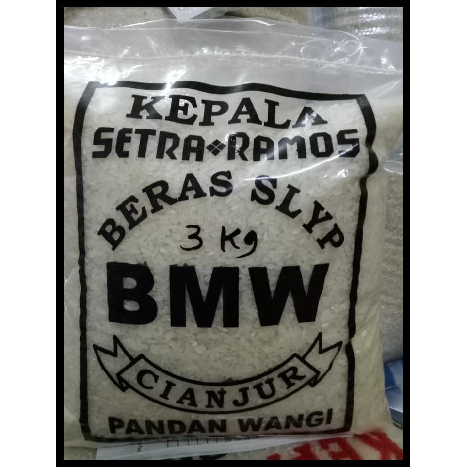 

Beras Bmw Pandan Wangi Super Asli 3 Kg