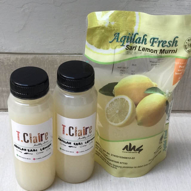 

Aqiilah Fresh Sari Lemon Murni Botol 250ml