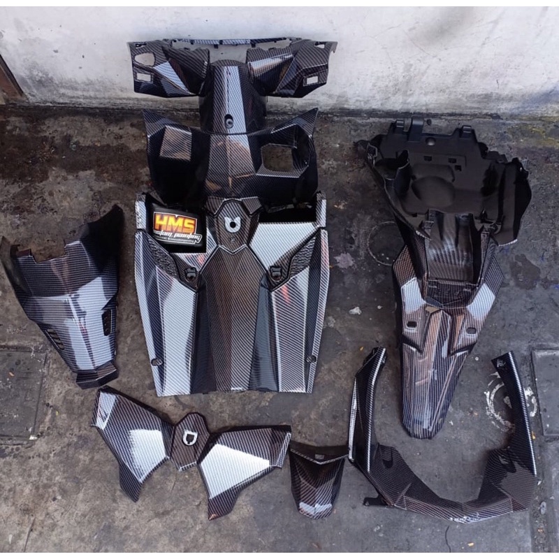 Paketan Body kasar Vario125 150 2016-2019 Full Carbon