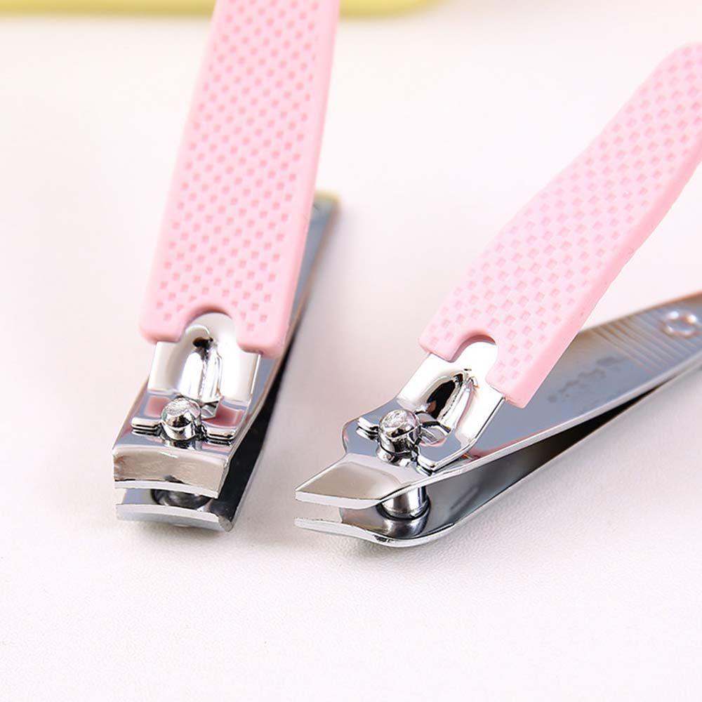 AUGUSTINA Gunting Kuku Kartun Agustina 2pcs /set Alat Pedicure Profesional Trimmer Beauty Manicure Tool Pemotong Kuku Plastik