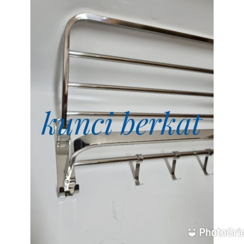 Gantungan Handuk/Hanger/Jemuran Handuk stainless