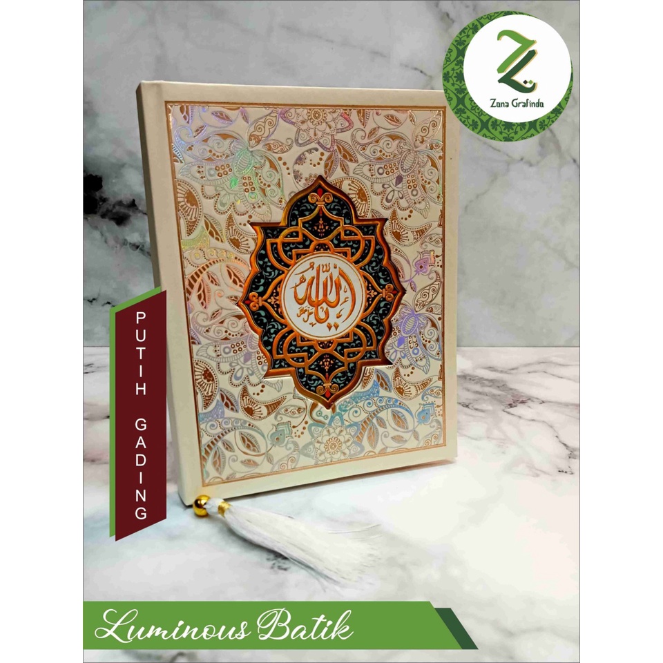 Cetak Buku Yasin Hardcover Eksklusif "Luminous Batik" 248 Hal Artpaper (complete edition)