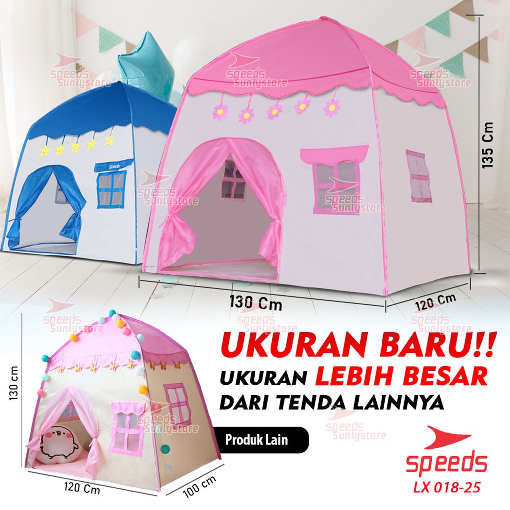 Tenda Anak Bermain SPEEDS Tenda Anak Model Rumah Kids Tenda Anak Bermain SPEEDS Tenda Anak Model Rumah Kids