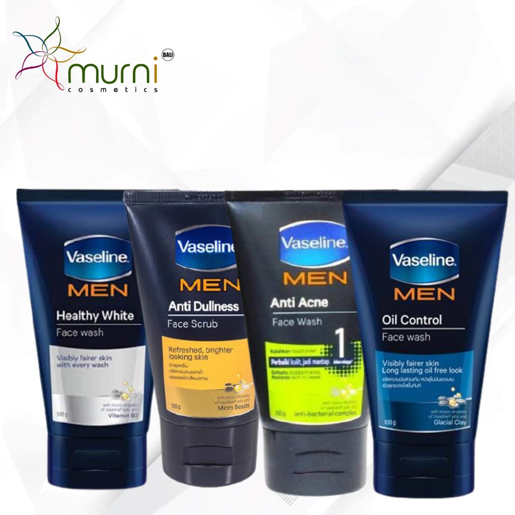 VASELINE MEN FACE WASH 100GR