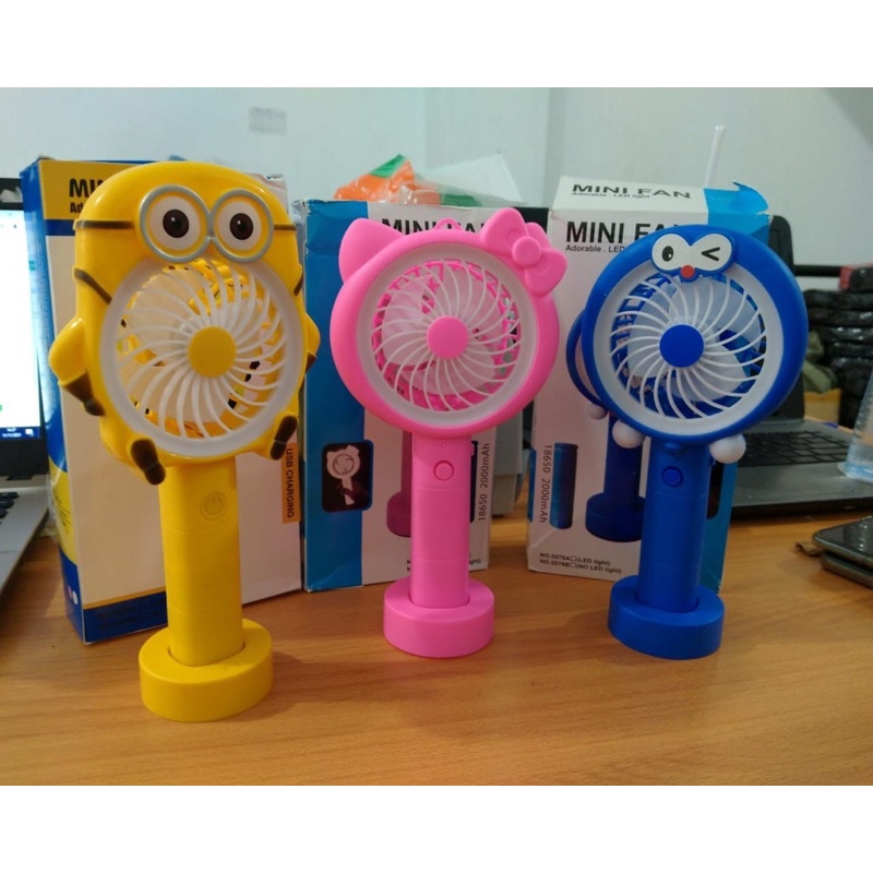 Mini Fan disney Kipas mini tangan disney led