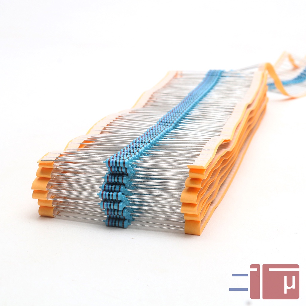 x10 Resistor 2K7 2.7K 1/2W Metal Film 1% Taiwan Kaki Tembaga