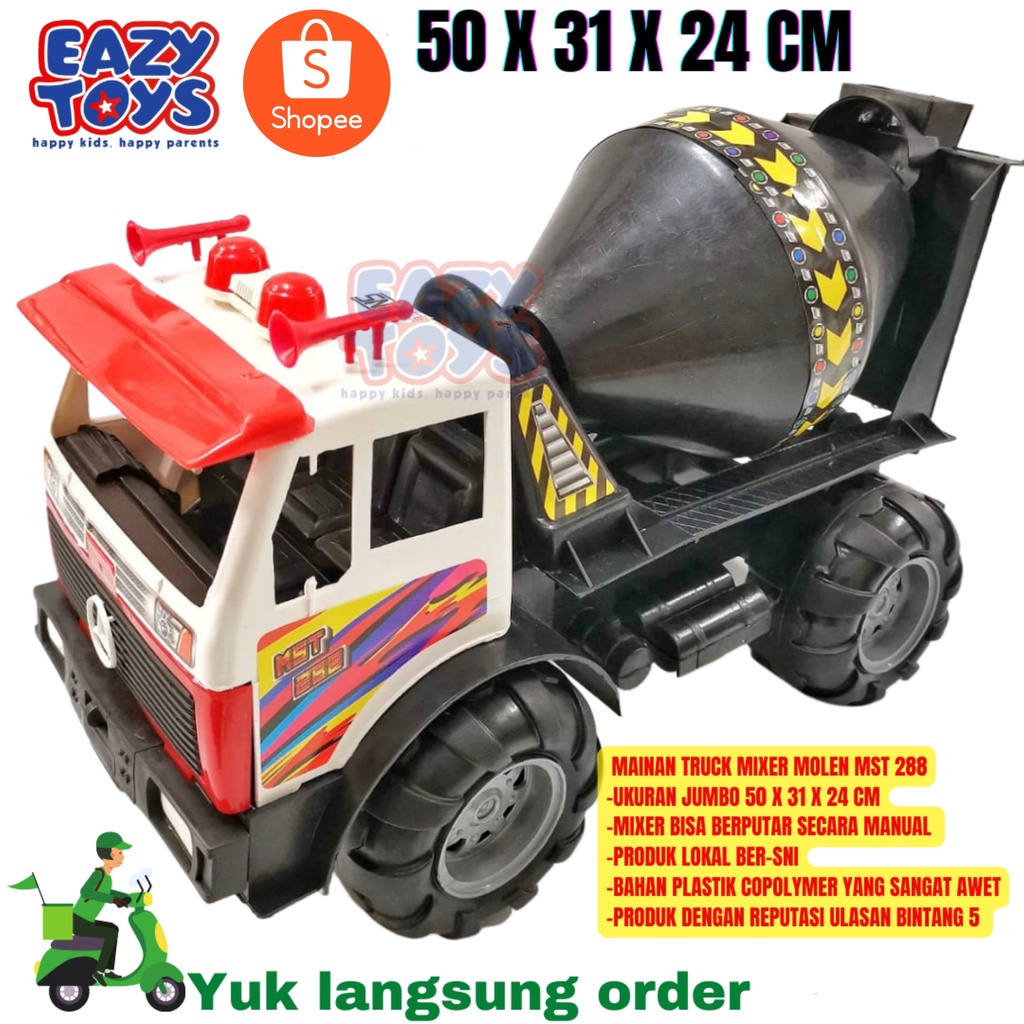 MAINAN ANAK MOBIL MOBILAN TRUK MIXER JUMBO (MST 288)