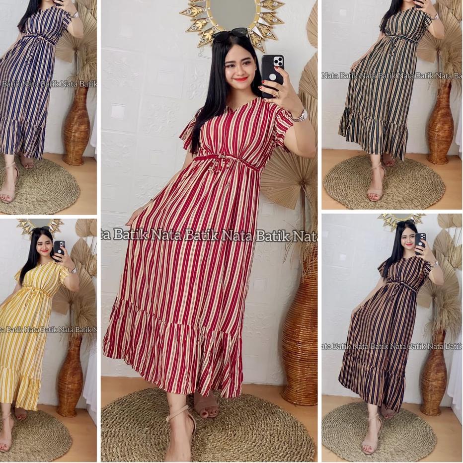 ((TERLARIS)) DASTER RAYON SERUT GARIS //DASTER BUSUI MOTIF GARIS BEST SELLER  DASTER KEKINIAN  BAJU 