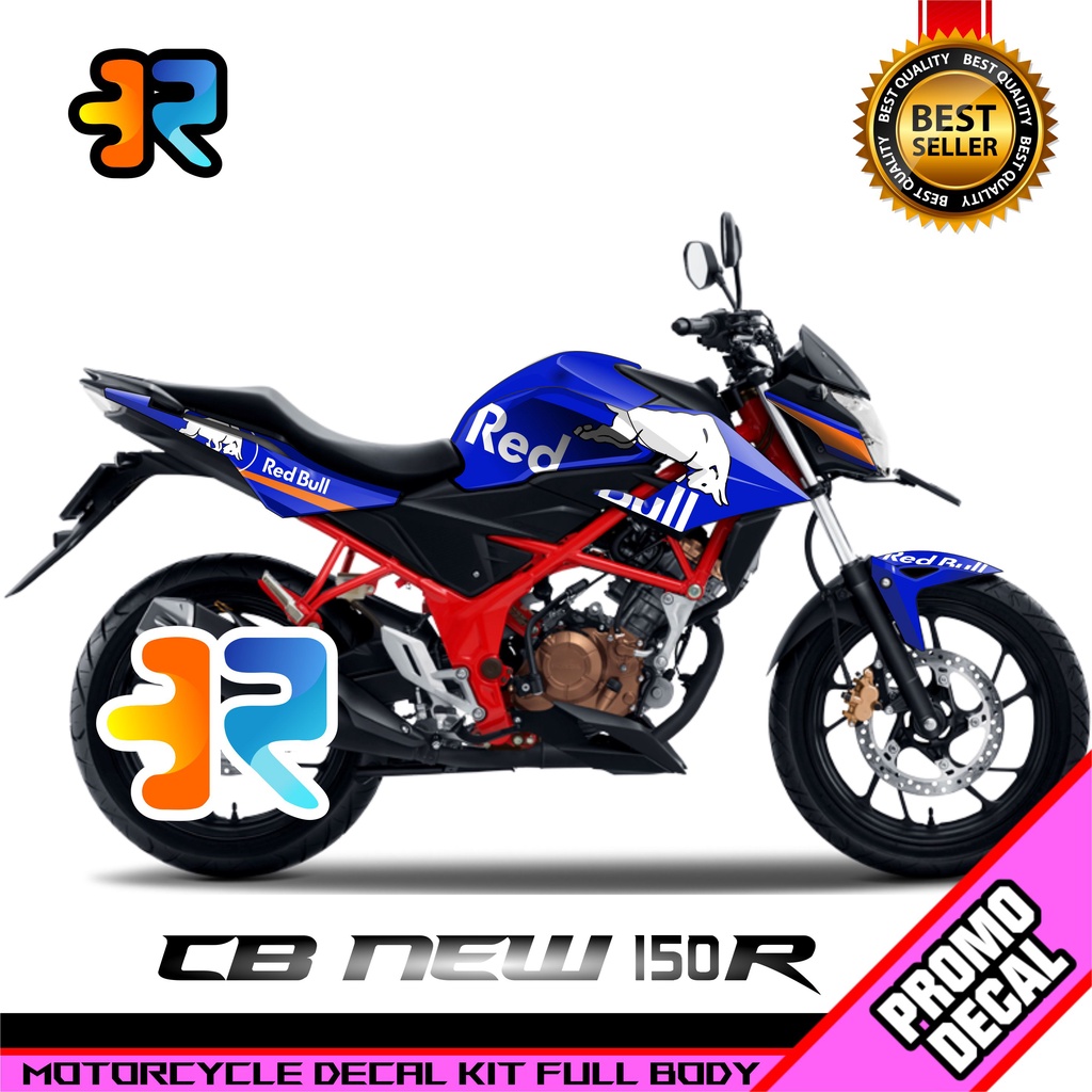 Decal Motor CB 150R New Desain Red Bull Sticker Decal Full Body