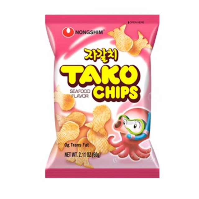 

Nongshim - Makanan Ringan Rasa Gurita Tako Chips 60 gr