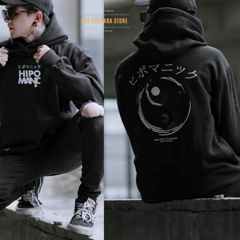 [COD] Sweater Hoodie Hipomanic Sweater Hoodie pria wanita Oversized