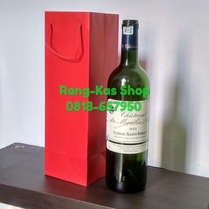 

(TERLARIS) Paperbag Botol Wine / Madu ivory merah imlek