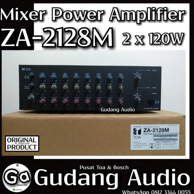 Distributor Power Mixer Amplifier Toa ZA-2128M