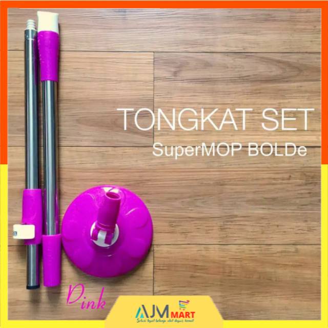 Tongkat Pel Bolde stick mop bolde gagang pel bolde sparepart bolde