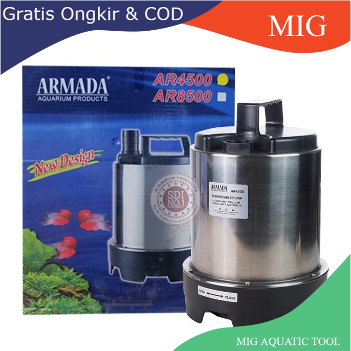 Aquarium Pompa kolam ARMADA AR 4500
