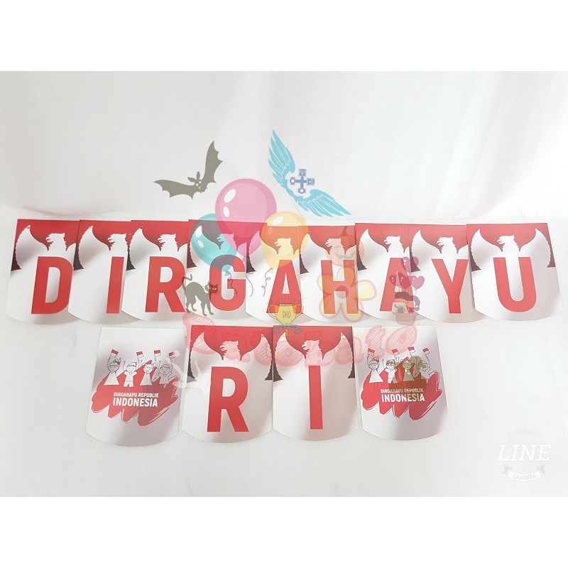 Banner Dirgahayu RI / Banner 17 Agustus / Banner Kemerdekaan RI / Banner Indonesia / Banner Republik