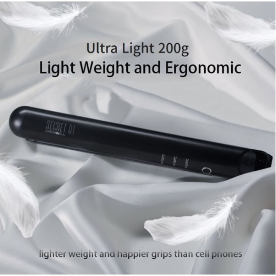 Secret 01 Hair Iron the Black Edition Cordless Wireless Keratin Oil