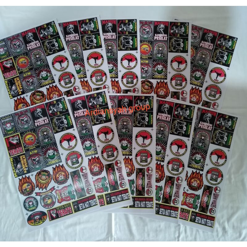 

Stiker PSHT 24 gambar anti air | STIKER VYNIL