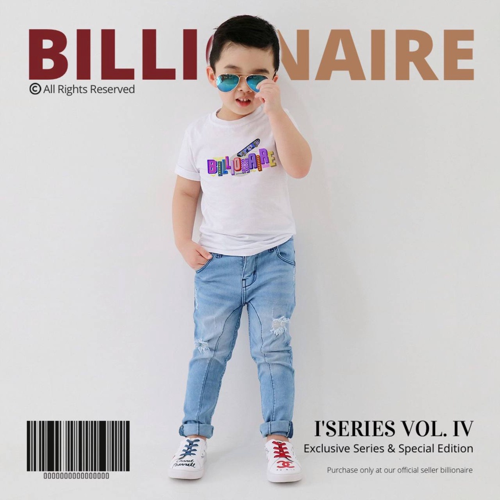 Kaos anak Billionaire Illustration Series Vol.IV