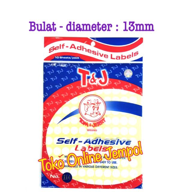 

Label BULAT 13mm no.114 Tom and Jerry stiker Jerry sticker jeri labels stickers ATK1335TJ