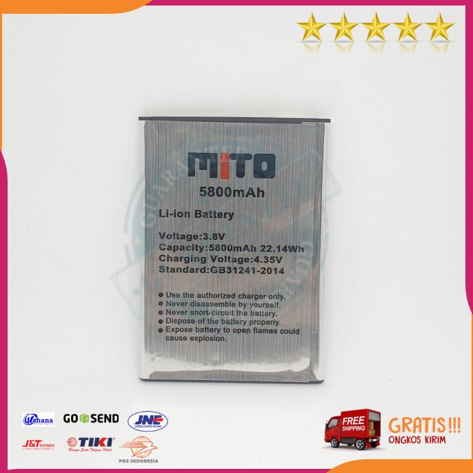 Acc Hp Baterai Mito W1 2019 Ba00144 Original Baterai